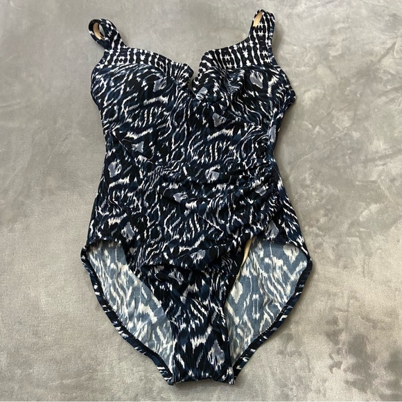 New! Miraclesuit Palatium Escape Underwired One-Piece Swimsuit 24752 - Picture 3 of 9